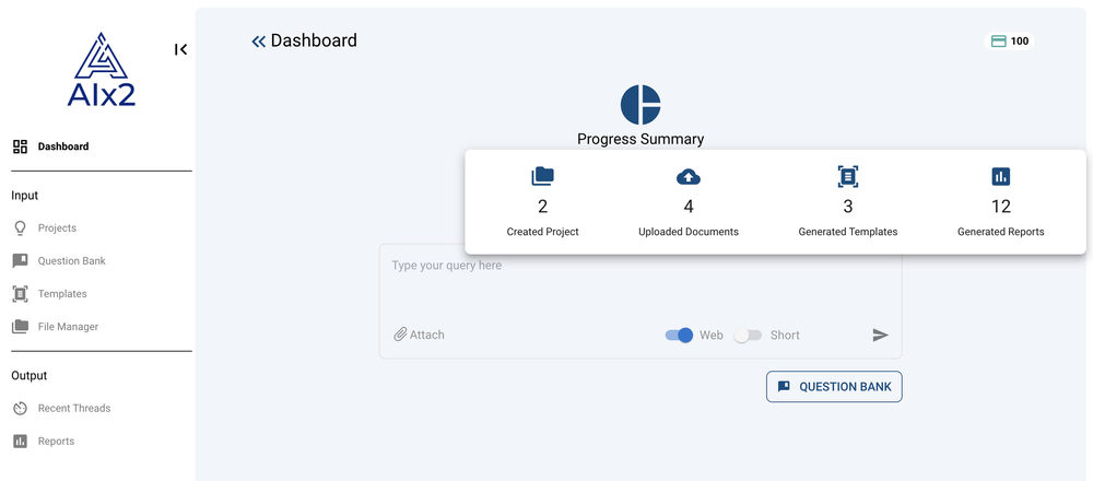 AIx2 Dashboard