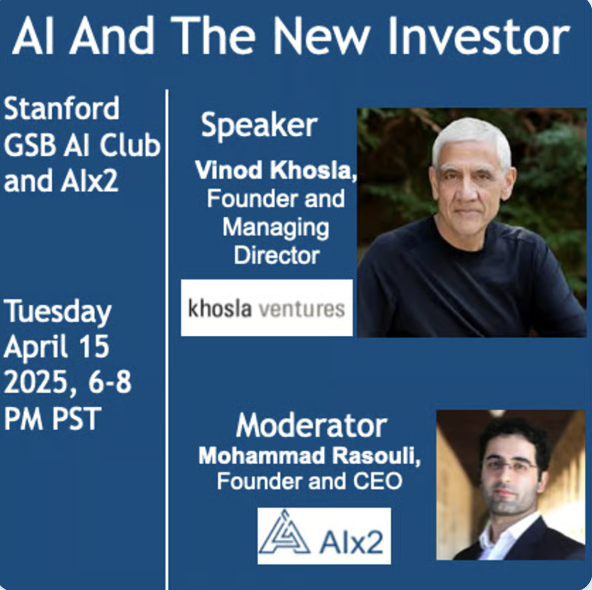 Session 2: Vinod Khosla and Mohammad Rasouli